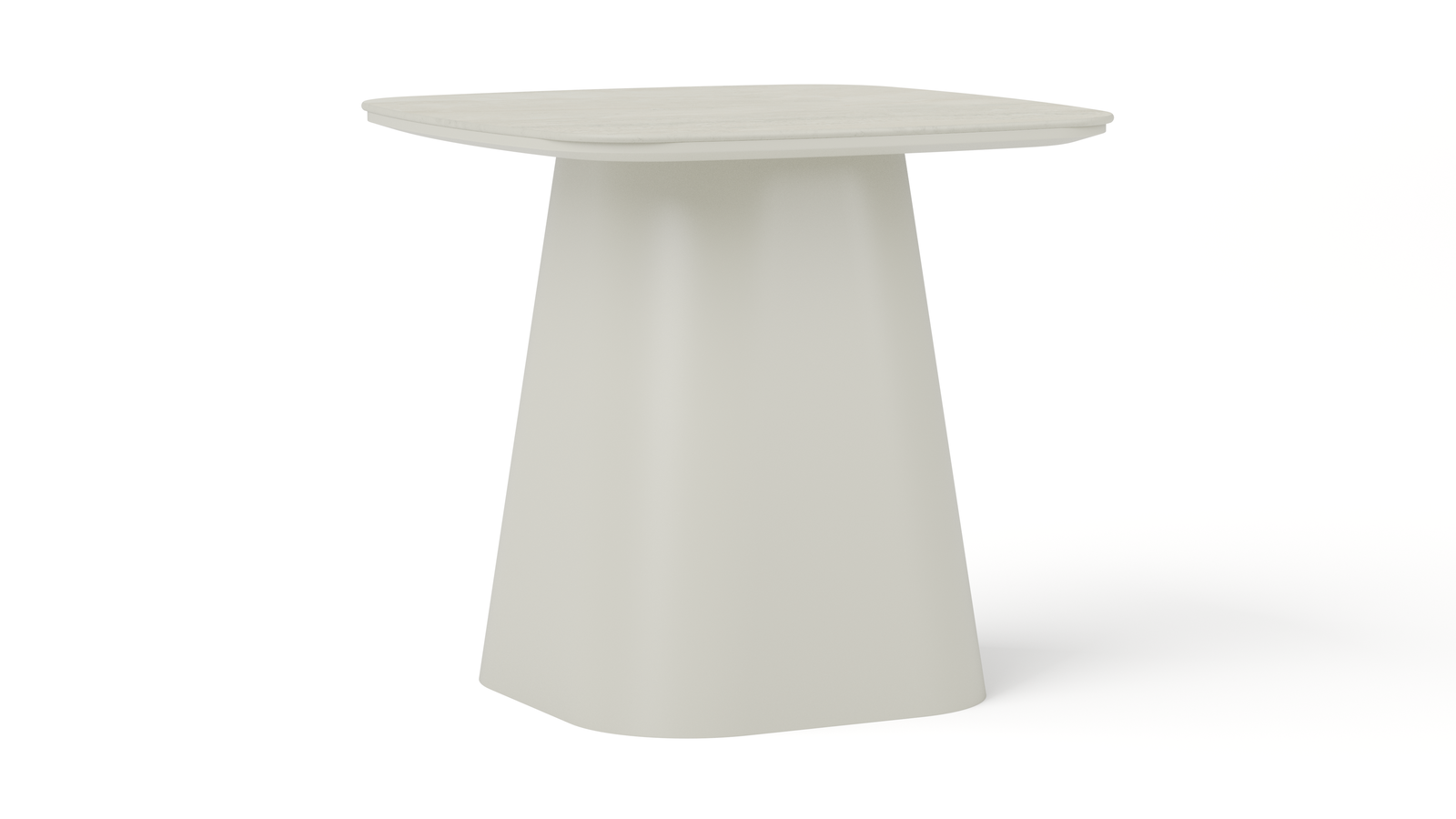 Bester Latte Aluminium Coffee Table Small, with Ceramic Top