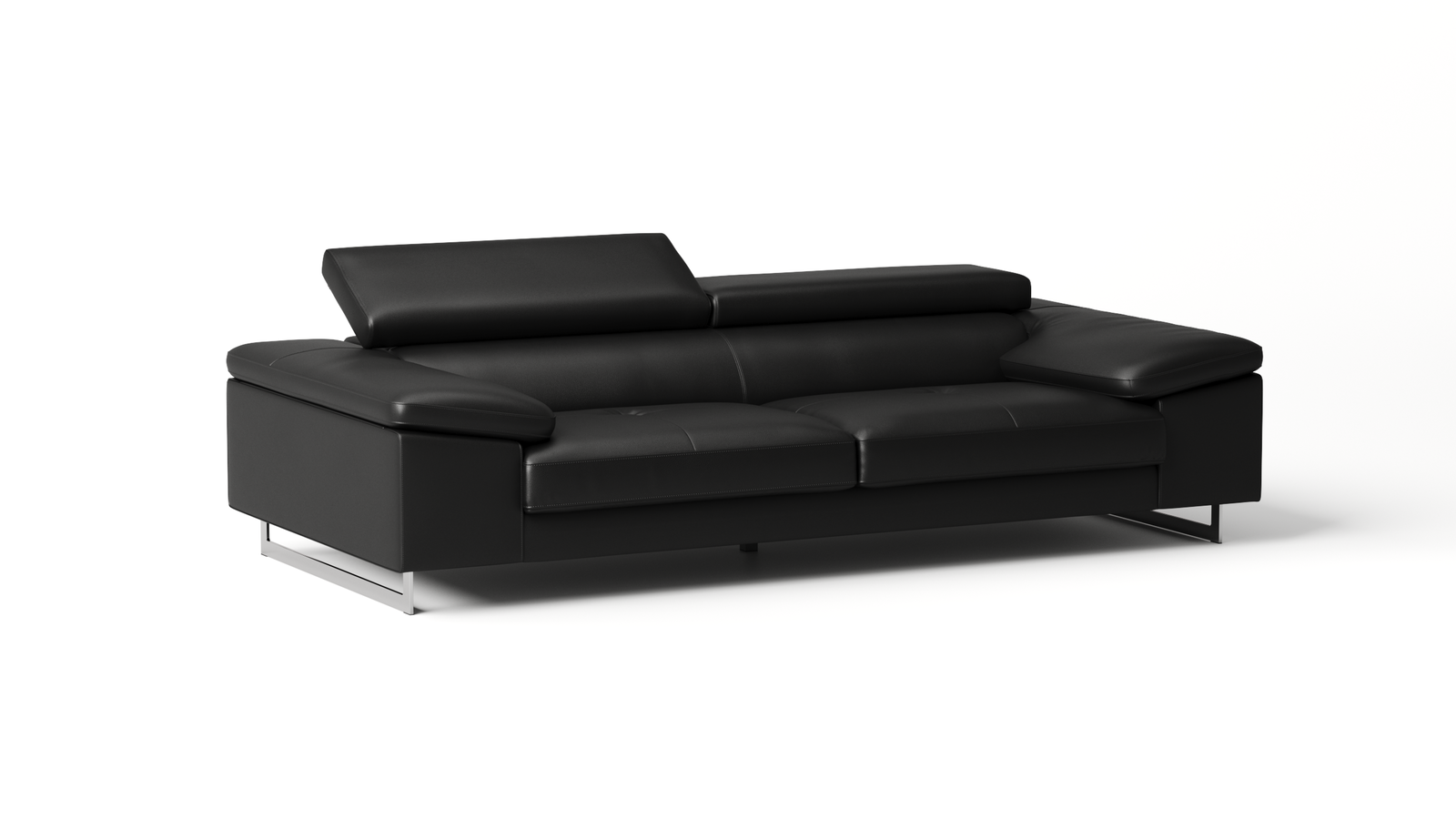 Boston Leather Three Seat Sofa