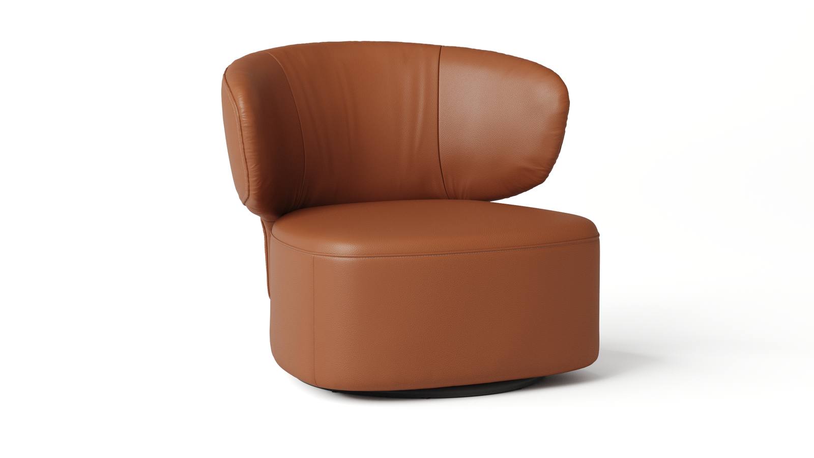 Chloe Leather Swivel Chair