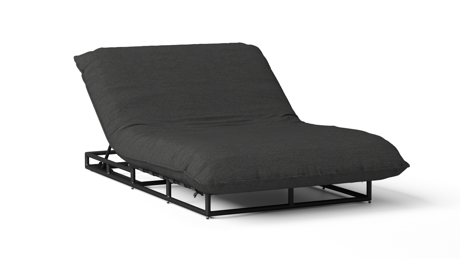 Coral Black Outdoor Sunlounge