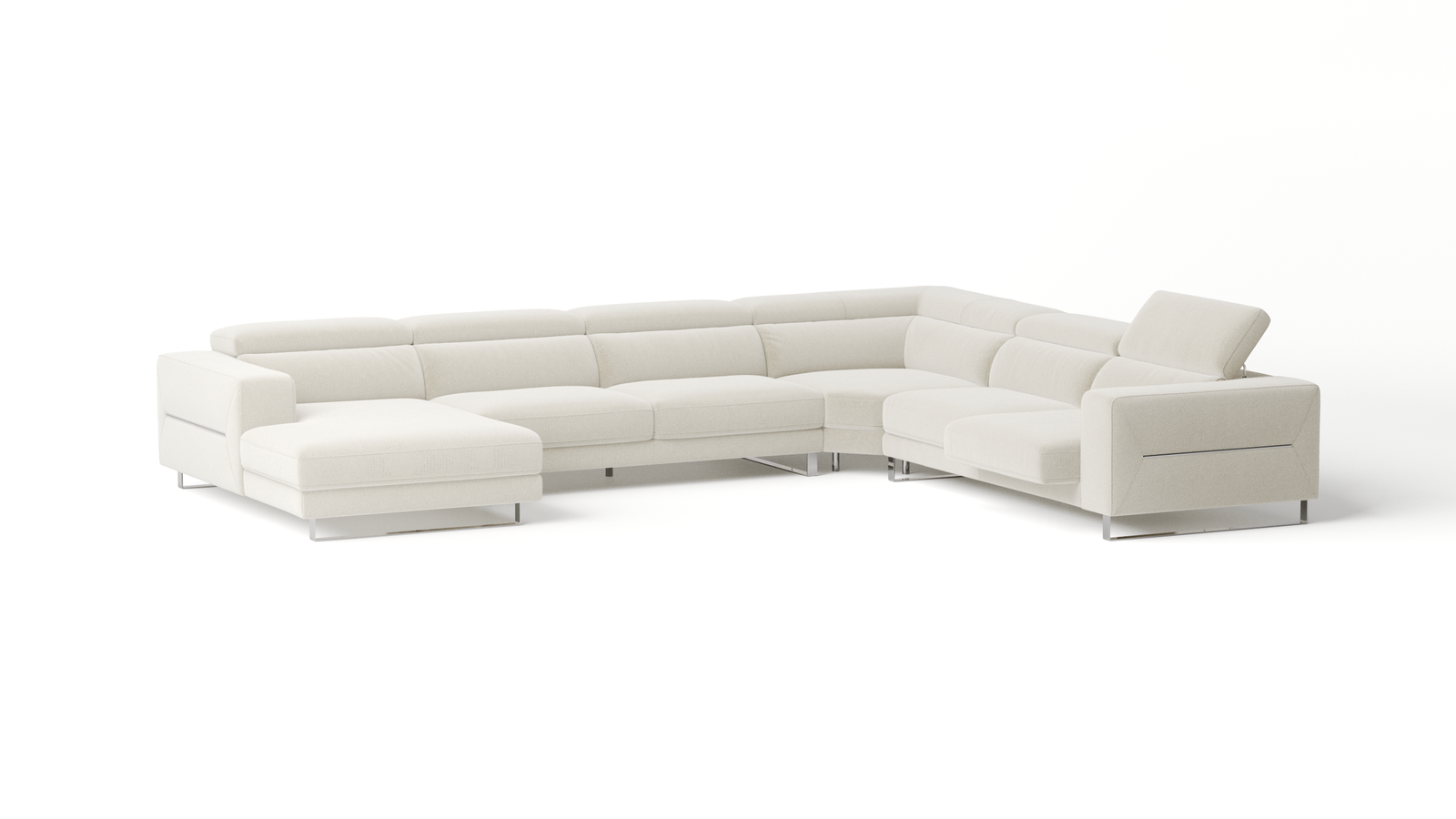 Elixir Fabric Sliding Modular Lounge Option A
