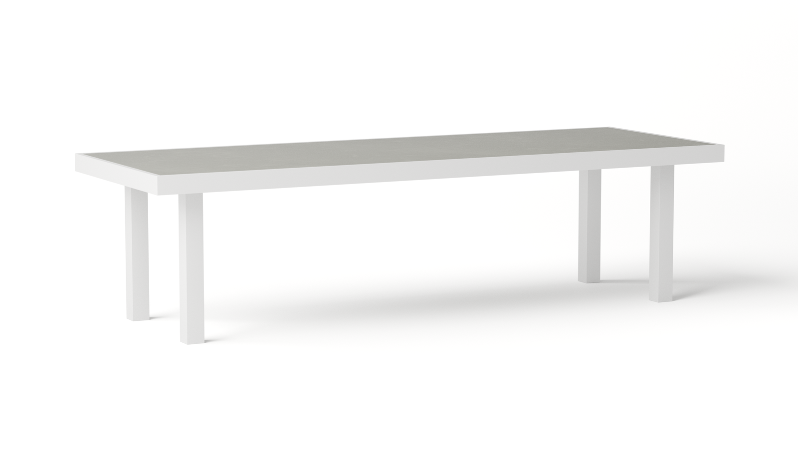 Invini White 280x100 Outdoor Dining Table