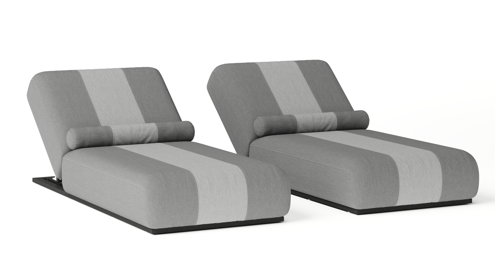 Joy Outdoor Fabric Sun Lounge Set