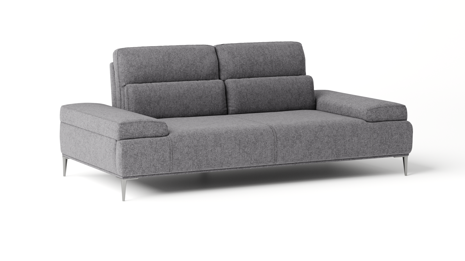 Karina Fabric Two Seat Sofa Ash