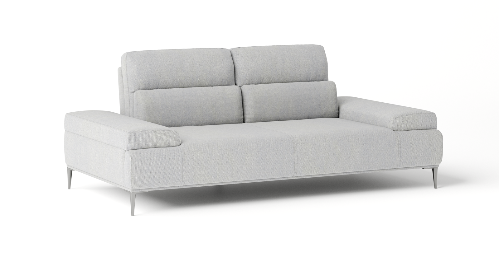 Karina Fabric Two Seat Sofa Gray
