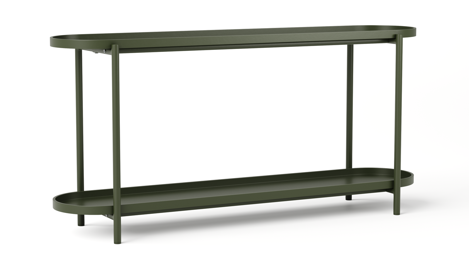 Lazyarvo Olive Outdoor Aluminium Oval Console