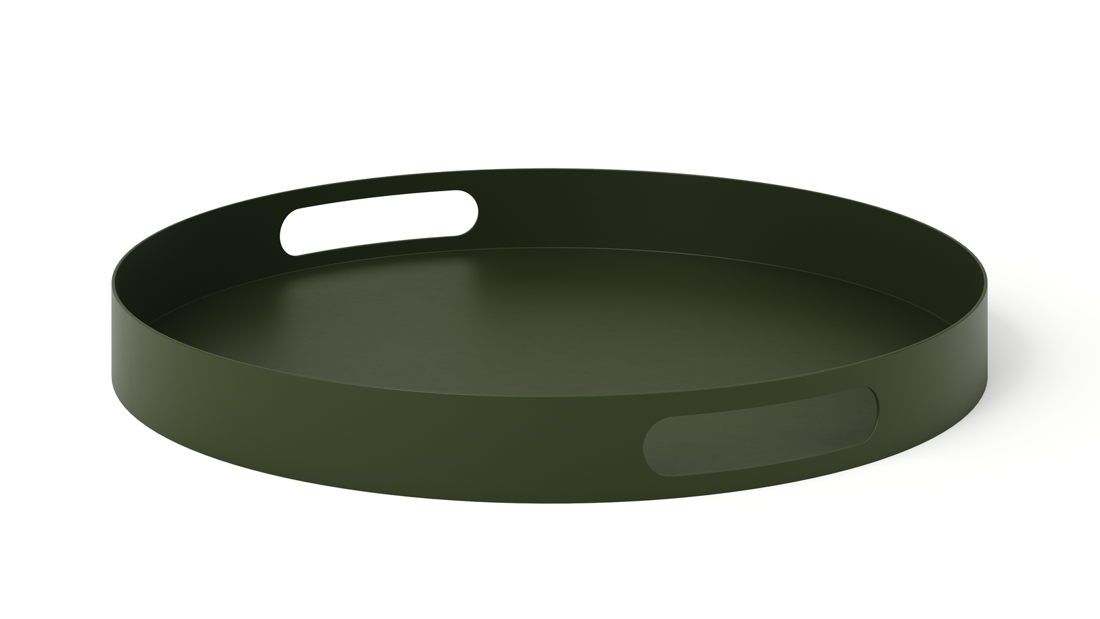 Lazyarvo Olive Outdoor Aluminium Round Tray Medium