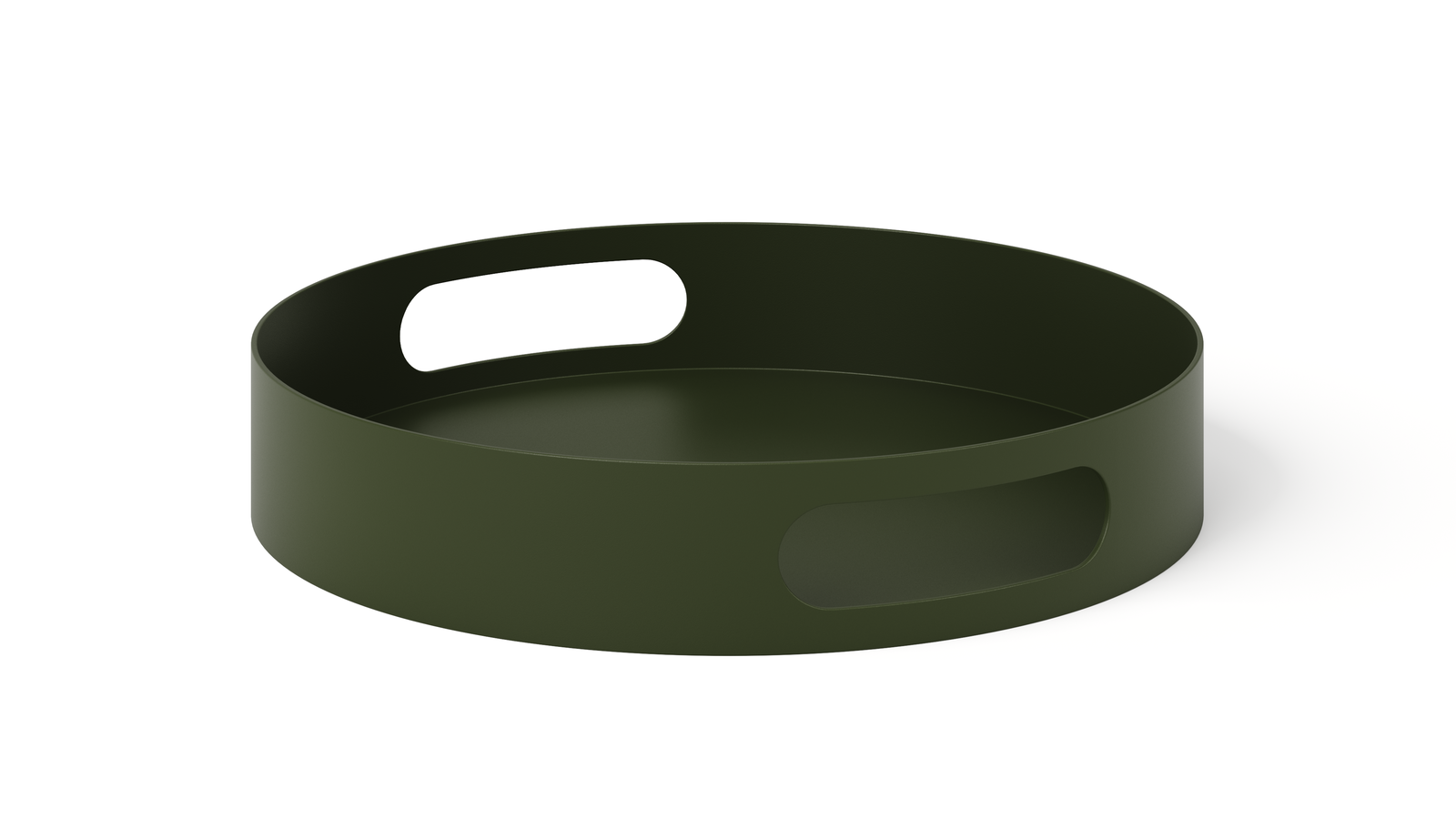 Lazyarvo Olive Outdoor Aluminium Round Tray Small