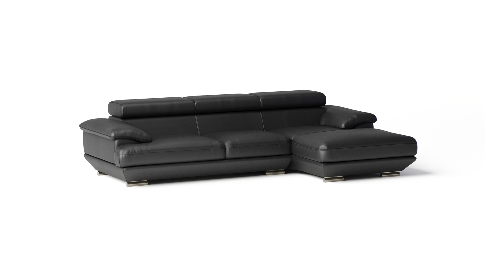 Lexington Leather Chaise Lounge Option A
