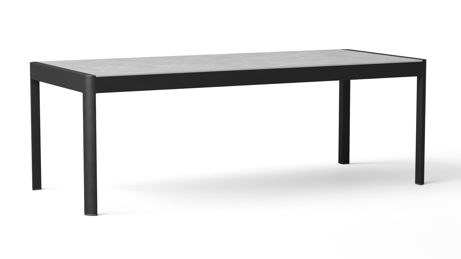 Manly Black Outdoor Dining Table