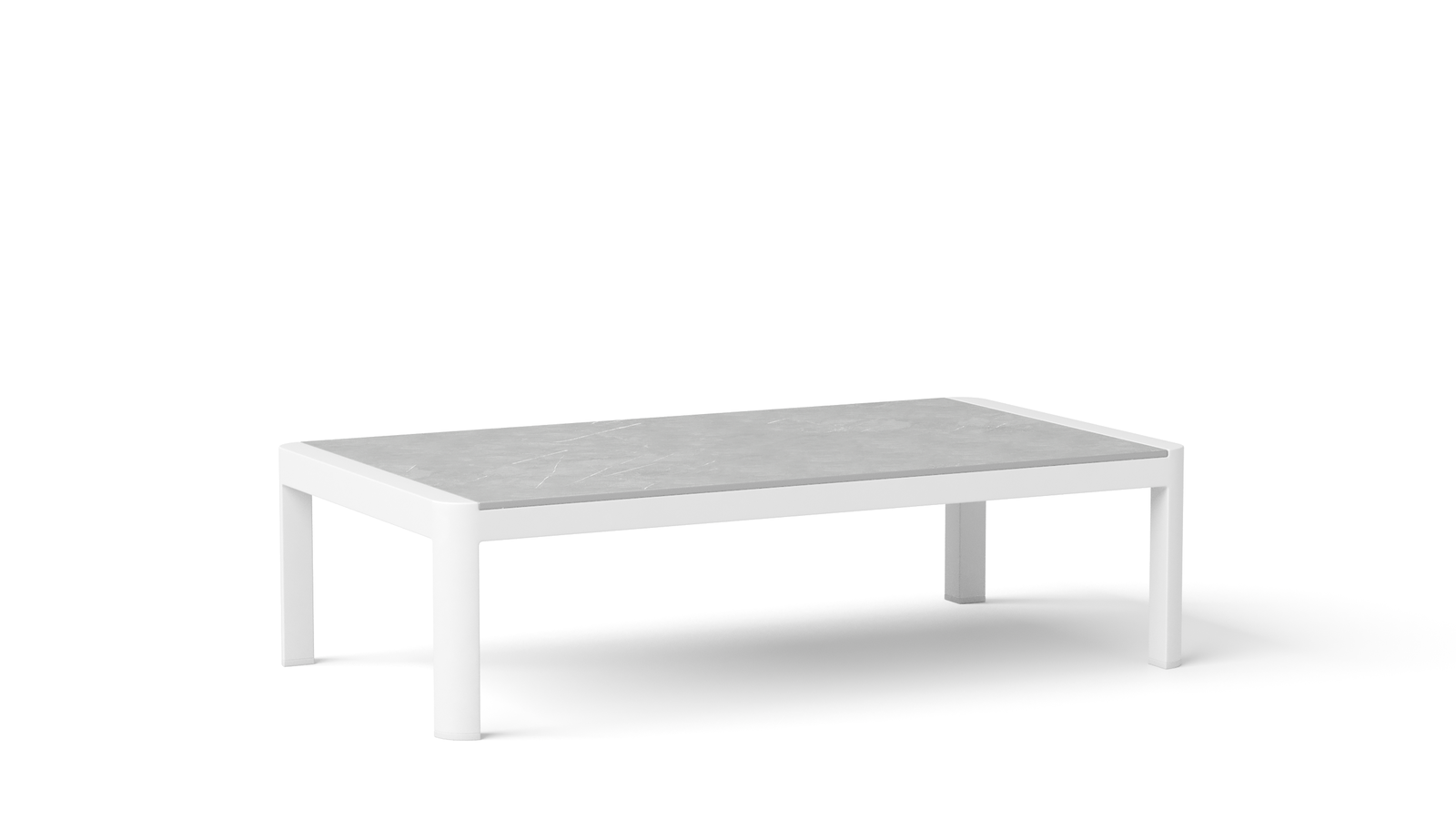 Manly White Outdoor Coffee Table