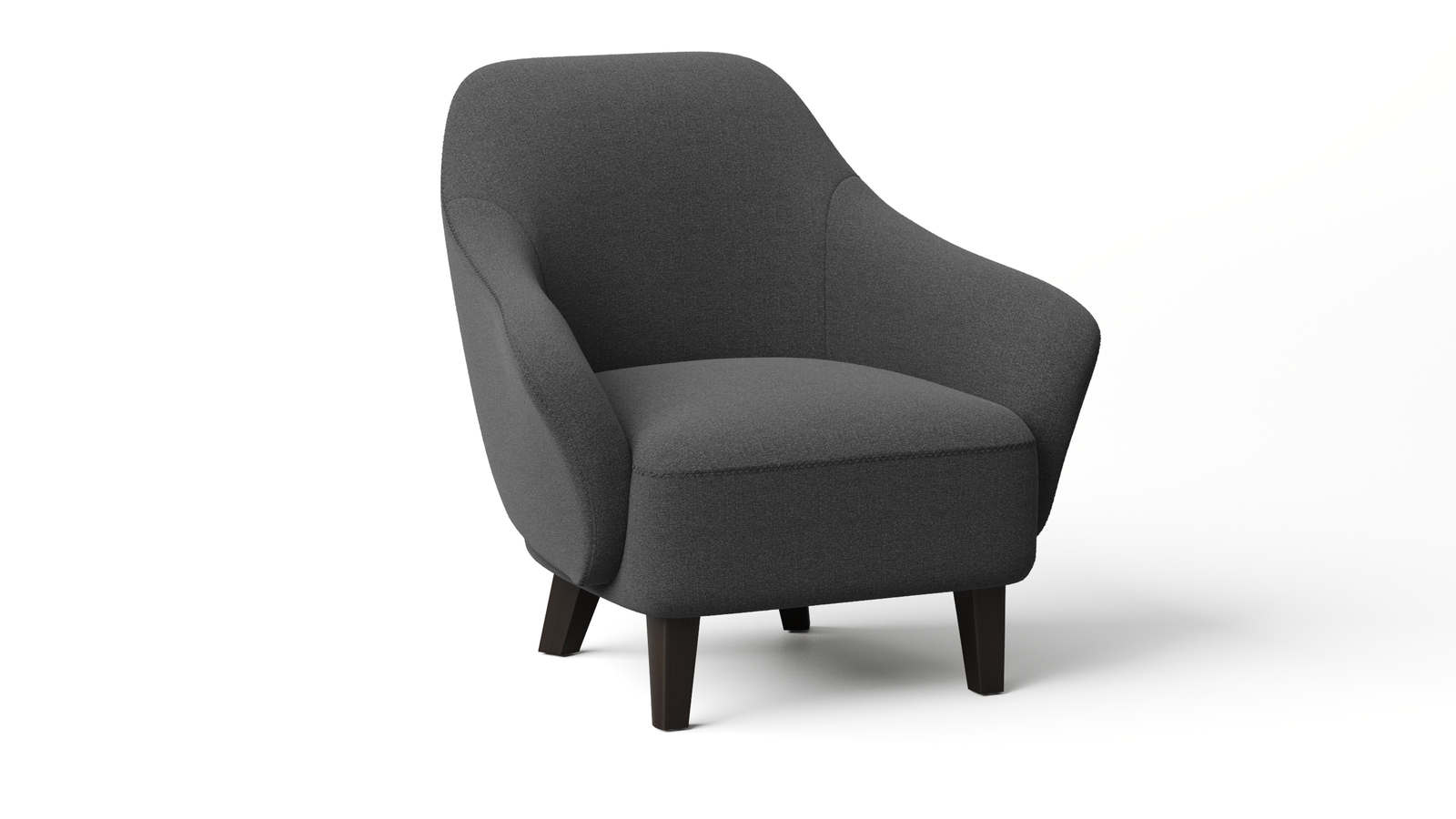 Pout Fabric Accent Chair